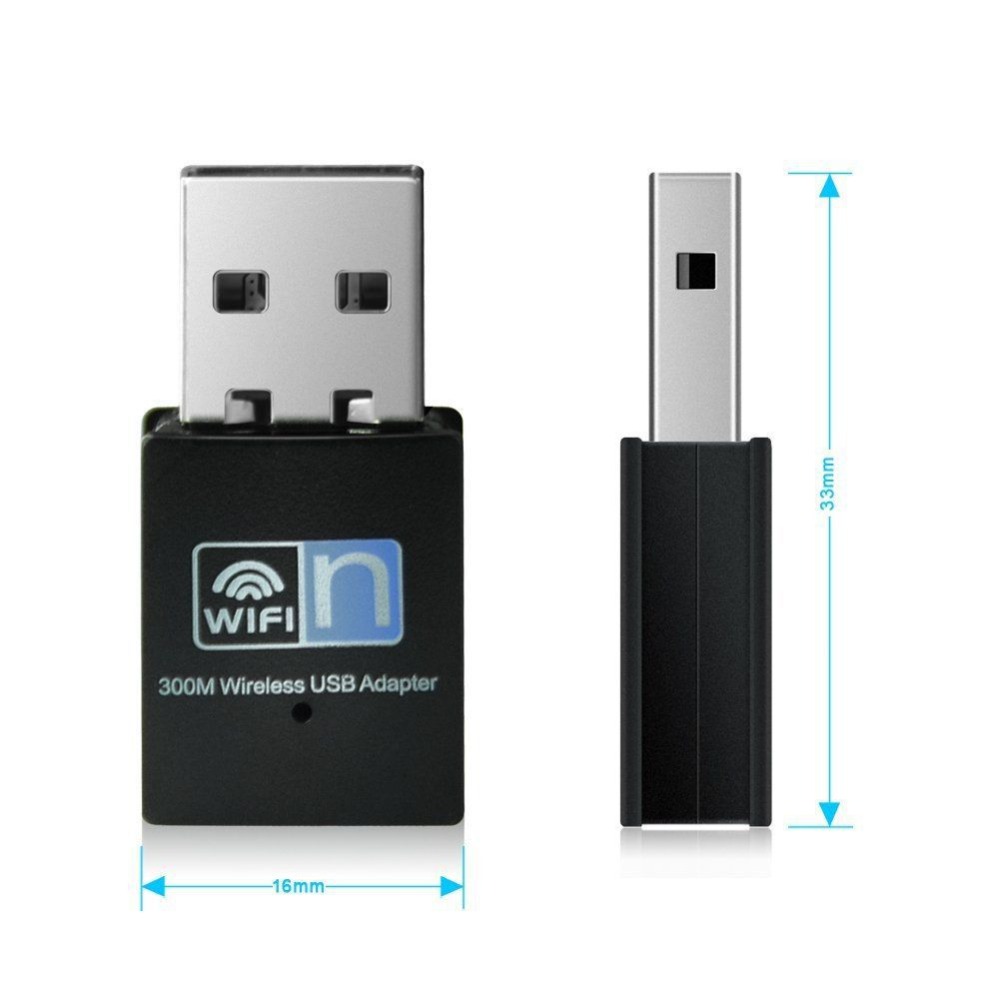300 Mbps Mini USB Wireless WiFi Lan Ontvanger Card Adapter Voor Desktop PC Wifi Ontvanger Externe