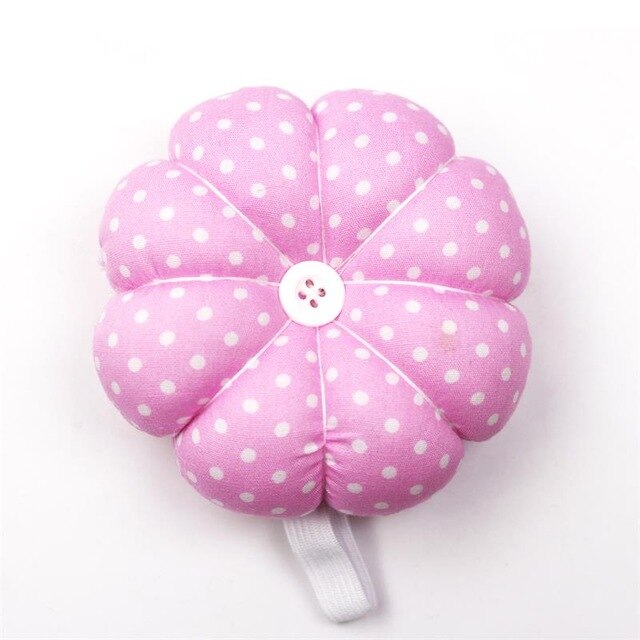 Soft Cotton Fabric Wrist Pincushions Wearable Sewing Pins Holder Needle Pincushions DIY Cross Stitch Sewing Needlework Tools: 1
