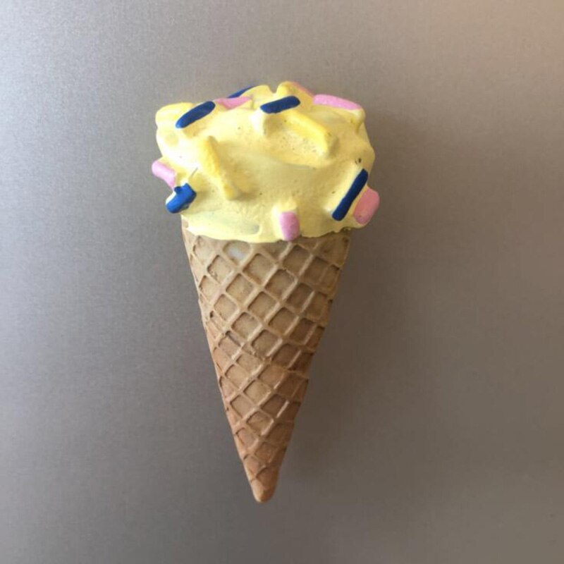 Creatieve Koelkast Stickers Kinderen Ijs Driedimensionale Hars Koelkast Magneet Koelkast Decoratie: Ice cream 4