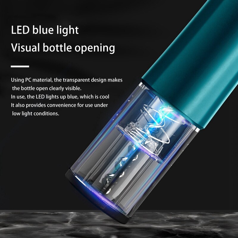 Smart Electric Wine Opener Corkscrew Cordless Automatic Corkscrew Wine Bottle Openers Dry Battery Kitchen Tool