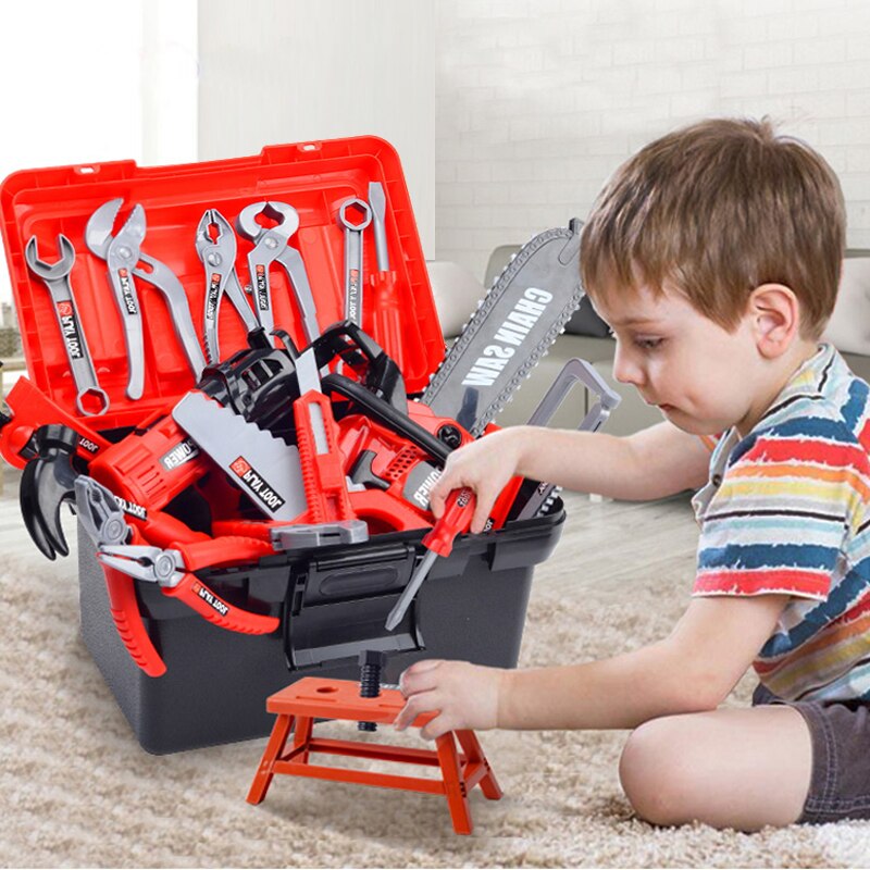 Simuleringsværktøj legetøj til børn reparationsværktøjer foregiver at lege miljømæssig plastik engineering vedligeholdelsesværktøj legetøj