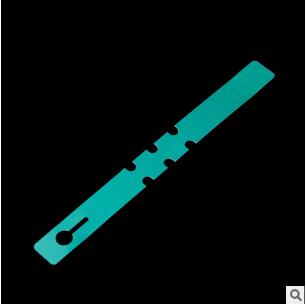 100pcs Durable Plant Hanging Tags plastic garden labels for Sapling Trees Nursery Classification Signs prompt card Planting tool: green