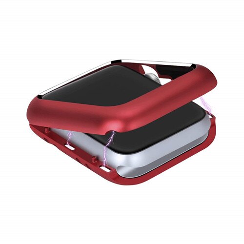 Magnetic cover For Apple Watch case apple watch 5 44mm 40mm iwatch 4 apple watch 3 2 1 42mm 38mm Frame protective case bumper: red / 42mm
