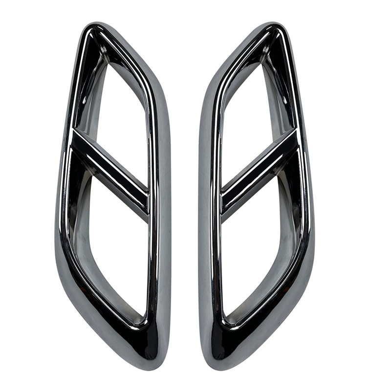 For Mercedes Benz CLE Coupe Car Rear Throat Exhaust Pipe Tail Muffler Tips Cover Trim Sticker + C236 CLE260 300 CLE53 AMG: grass green