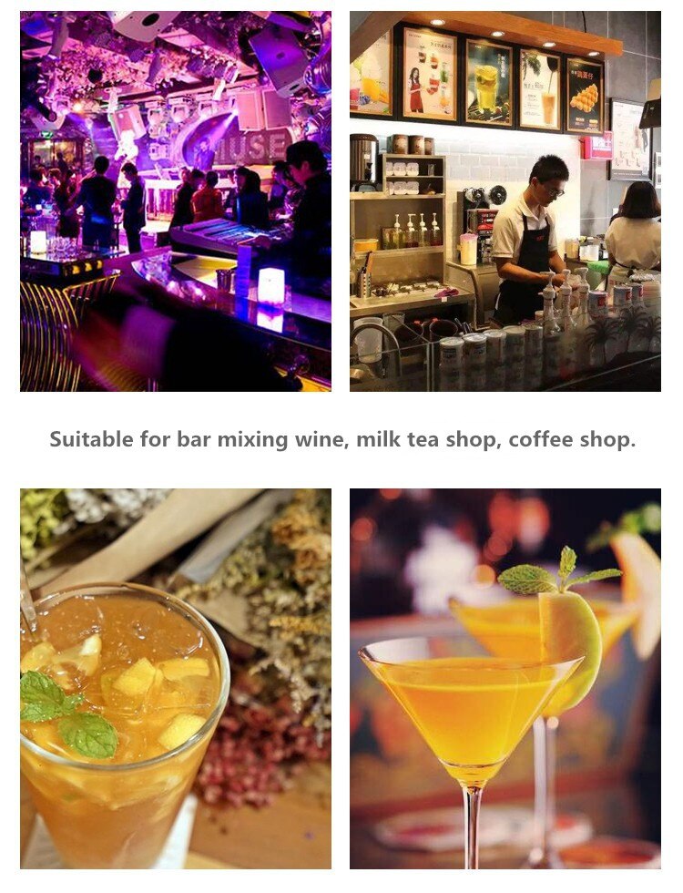 Classic Premium Plastic Cocktail Shaker Cup Voor Party Drink Mixer