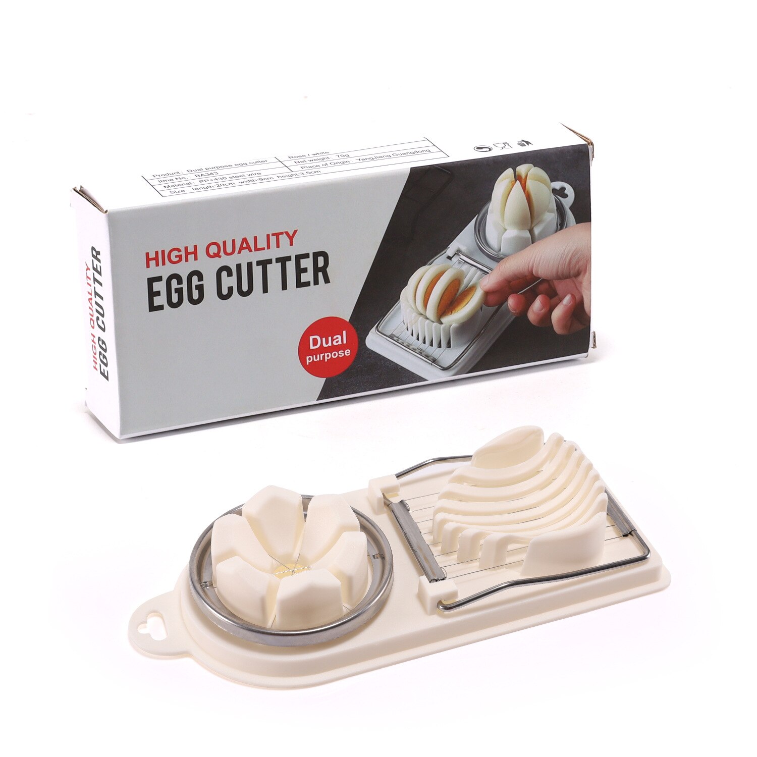 ZOSEIL 2in1 multifunktional rostfrei Stahl Ei Slicer Pro Kochen Eier Cutter Splitter Teiler Küche Spielereien Heimat Zubehör