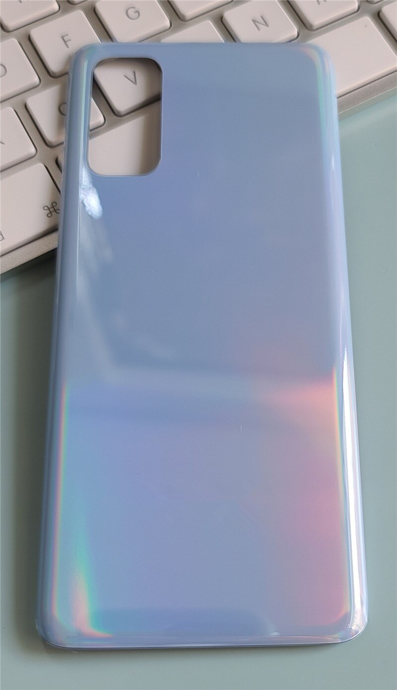 Original bakhus för samsung galaxy  s20 ultra glas bak skal reparation byta telefon batteri dörr fodral + logotyp klistermärke lim