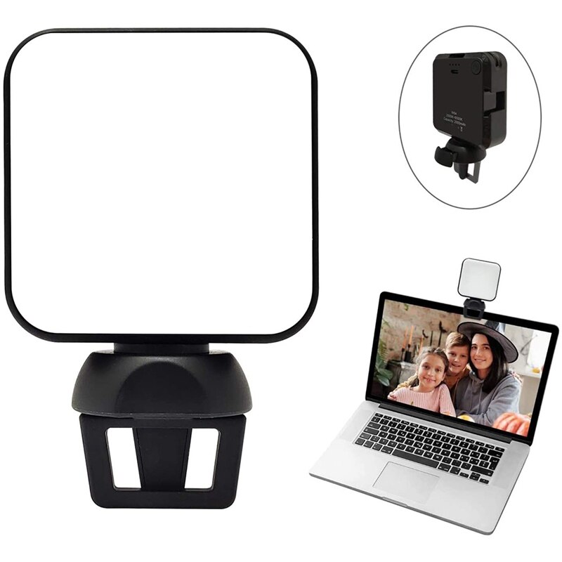 Kit d'éclairage de vidéoconférence, éclairage Zoom pour ordinateur, lampe pour ordinateur portable avec Clip, conférence vidéo pour ordinateur portable