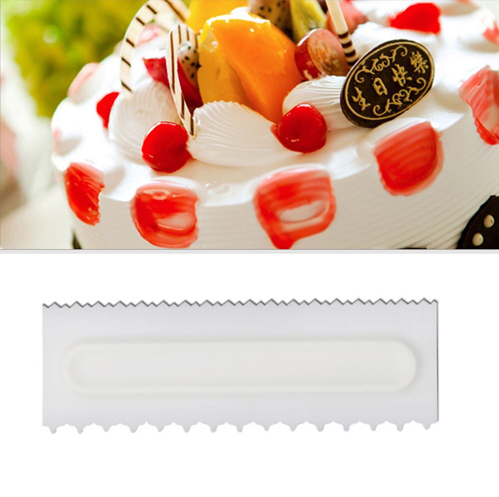 Gâteau décoration peigne glaçage plus lisse gâteau grattoir pâtisserie 6 Textures de outils de cuisson VIP pour gâteau outil directe