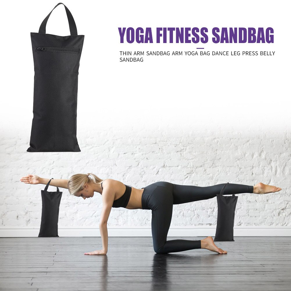 Fitness yoga sandsäck med innerpåse viktad kroppsbyggande sandpåse för träning och bekväm dekoration