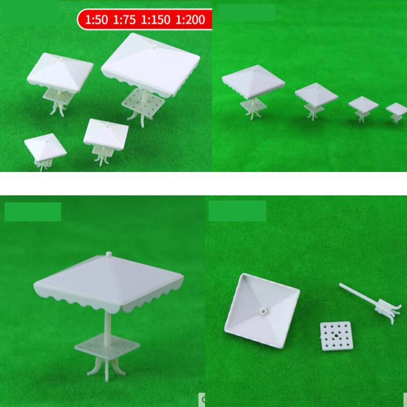 Diy Zand Tafel Building Materiaal Abs Paraplu Voor Miniatuur Layout/Model Meubels Voor Miniuatre Landschap Diy