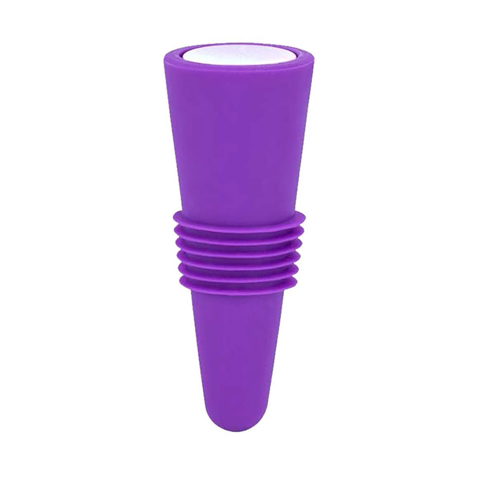 6 Colors Silicone Wine Bottle Cap Leak Proof Champagne Wine Bottles Stoppers Candy Color Reusable Family Bar Supplies: C