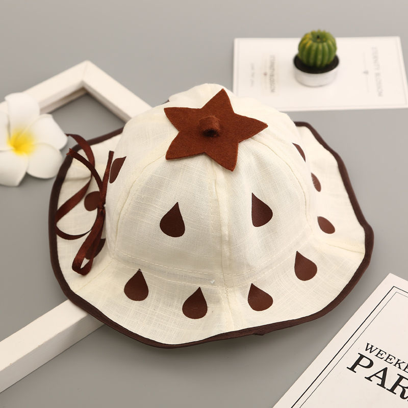 Sombrero bonito para bebé, niña, niño, sombrero para el sol, maceta de fresa, sombrero de princesa, sombrero de pescador para primavera y verano: 1