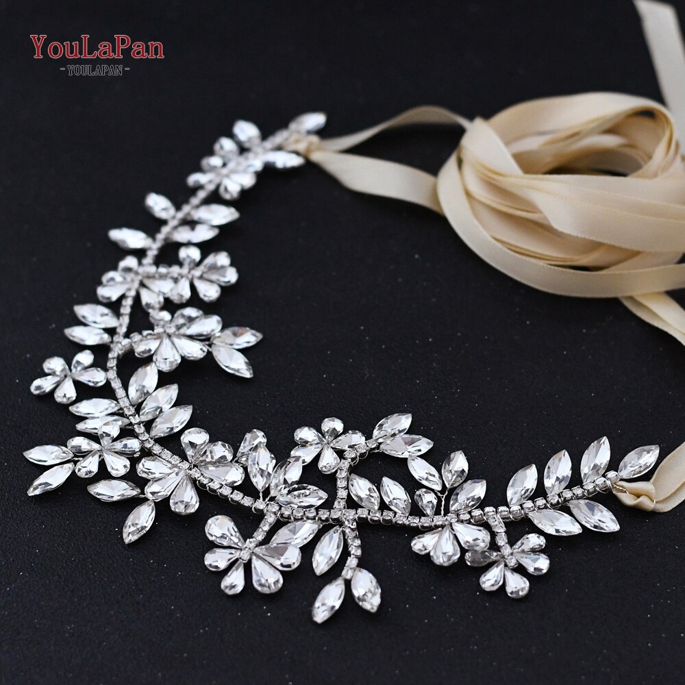 Topqueen  sh239 rhinestone bælter brude rhinestone bryllup bælter sølv bælter til kjoler brudepiger røde kjoler bælte til kvinder