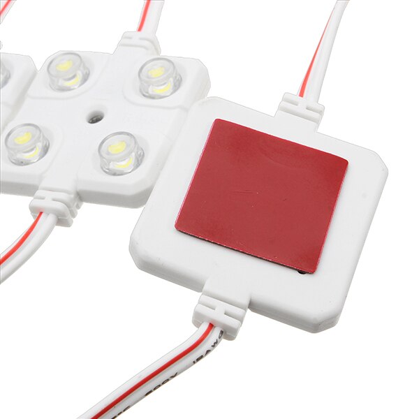 10PCS 4 LED Car Roof Light Kit Van Interior Ceiling Lighting Waterproof Inside Bright White Lamp For RV Boat Trailer Lorries