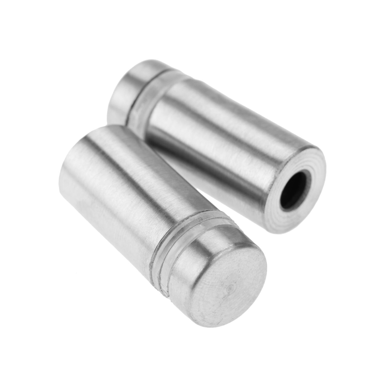 10Pcs Advertisement Standoffs Bolts Mount Advertising Screws Decorative Mirror Glass Nail Fastener 12x25mm Stainless Steel