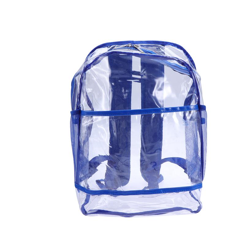 PVC Backpack Transparent Shoulder Bag Satchel Book Bag Travel Backpack for Kids Girls Boys