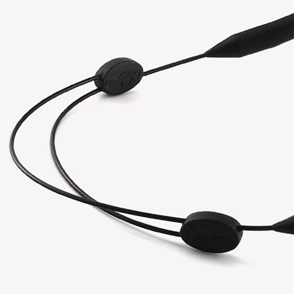 25-35CM Candy Color Elastic Silicone Eyeglasses Straps Sunglasses Chain Sports Anti-Slip String Glasses Ropes Band Cord Holder