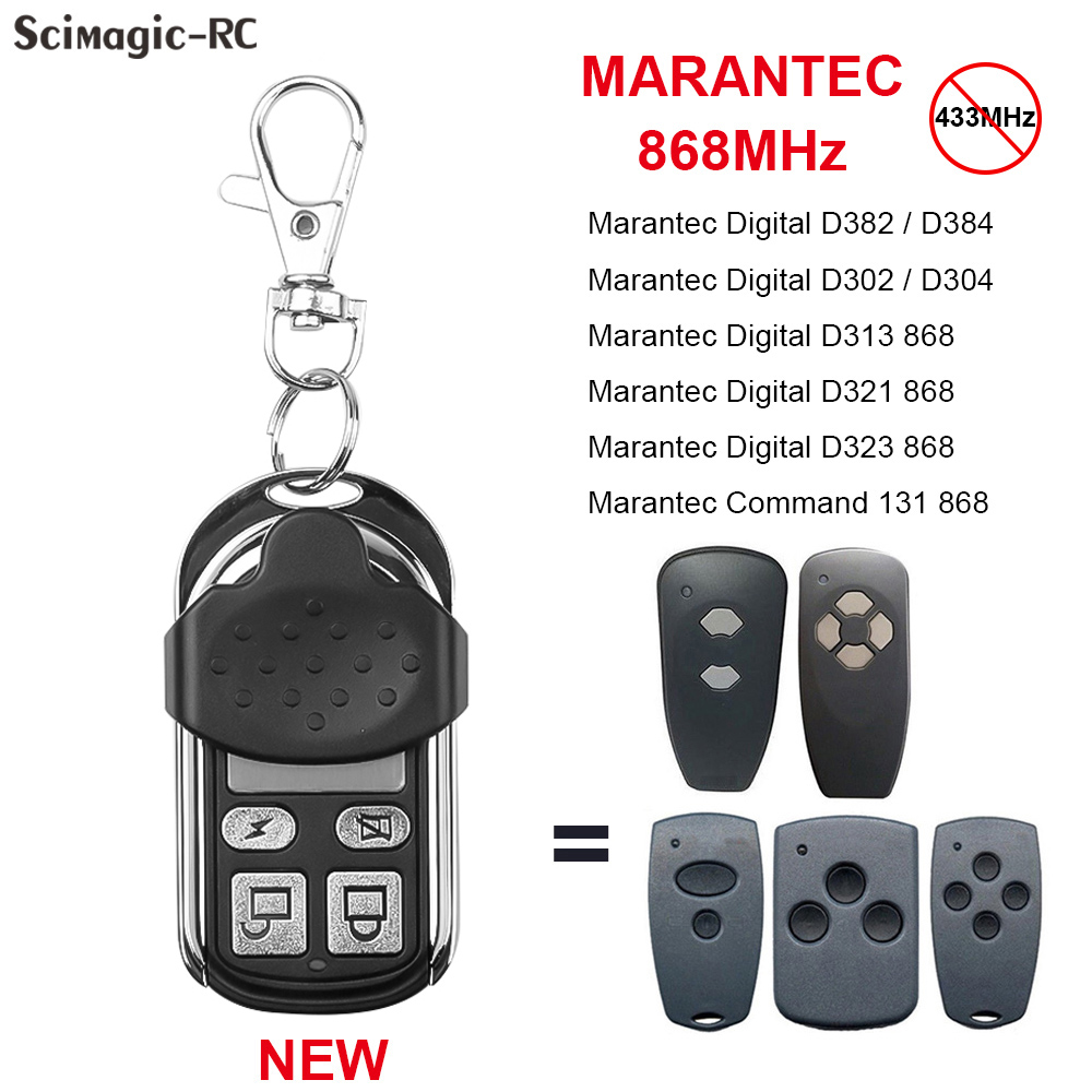 Marantec 868mhz Remote Control Gate Control Marantec Digital D382 D384 D302 D304 D313 D321 D323 Garage Door Transmitter