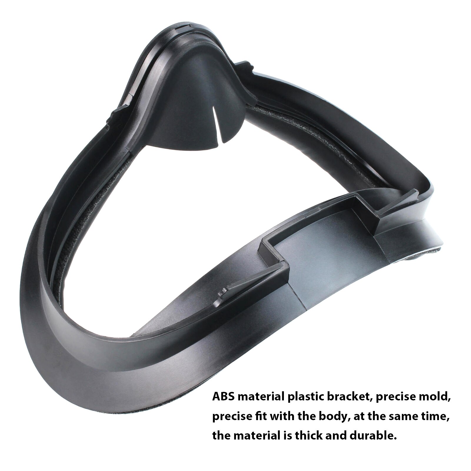 Facial Interface Bracket face/lens Cover Set for Oculus Quest 2,PU Leather Foam Face Pad for Oculus Quest 2 VR Accessories,Black