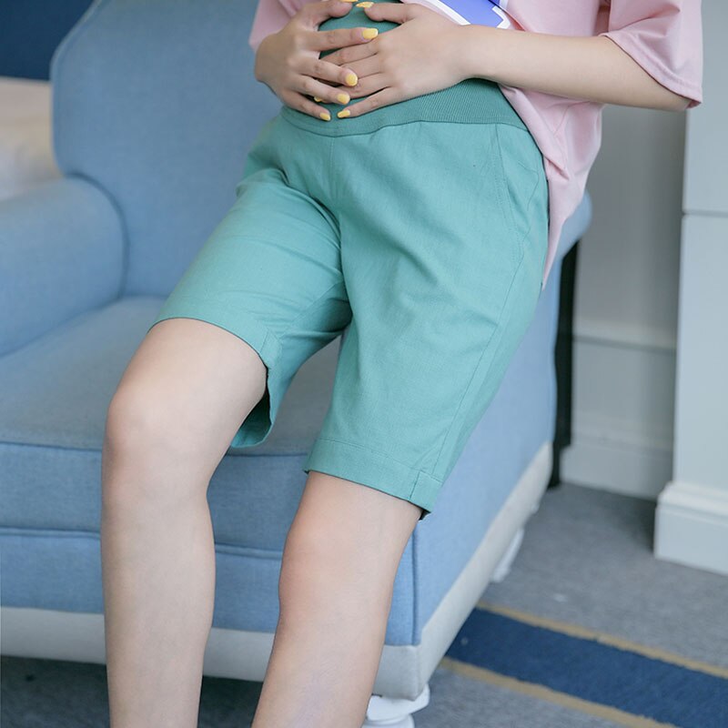 Sommer Hanf Baumwolle kurze Hose Mutterschaft kurze Hose für Schwangere Frauen Schwangerschaft kurze Hose Kleidung Mutterschaft Hosen Plus Größe