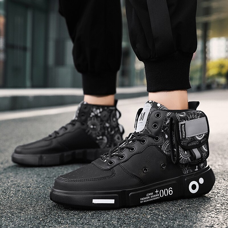 Mænd fritidssko drengetrend komfortabelt mærke mænd lomme sneaker fritidssko zapatillas hombre sko til mænd