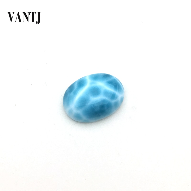 VANTJ Elegante Blu Naturale Larimar 14k Orecchini in Oro Au585 Gioielleria Raffinata per Le Donne Della signora Del Partito Di Compleanno Regalo di Nozze con La Scatola