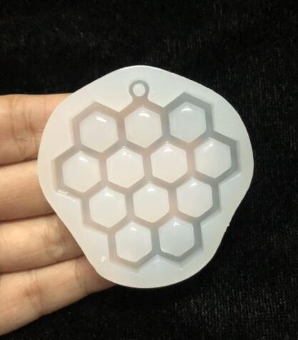 Moules en résine Silicone Mini patte de chat | Mini, pendentif patte de chat, décoration artisanat bricolage oiseau, licorne hippocamole, moule en résine petit éventail fourchette, breloques: honeycomb