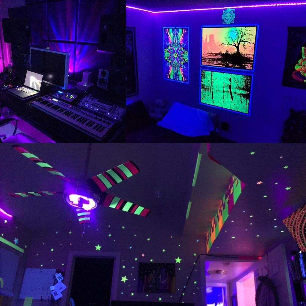 10M LED Black Light UV String Light USB Recharge Christmas Halloween Party Home Decoration Waterproof Lamp String