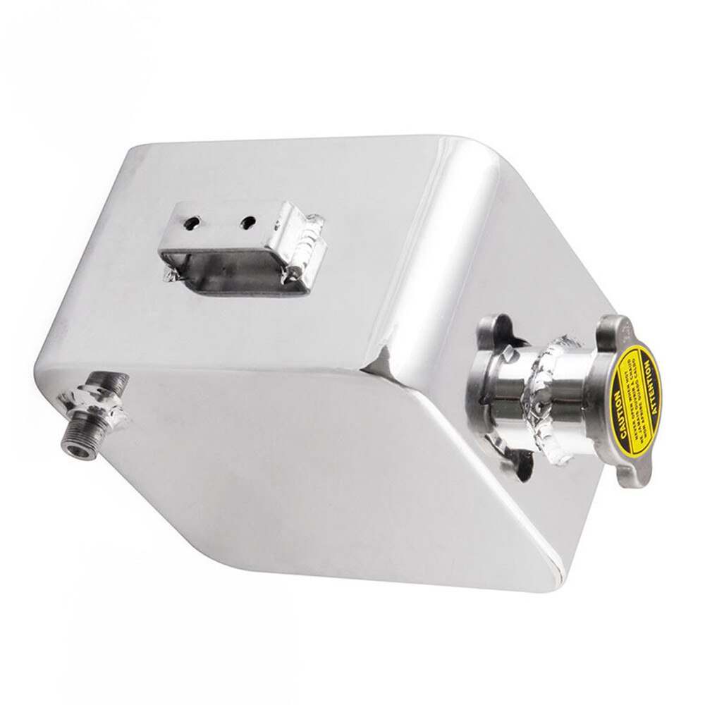 Universal 2L Litre Polished Aluminium Alloy Header Expansion Water Tank with Cap WLR-TK24 Aluminum Alloy Water Tank