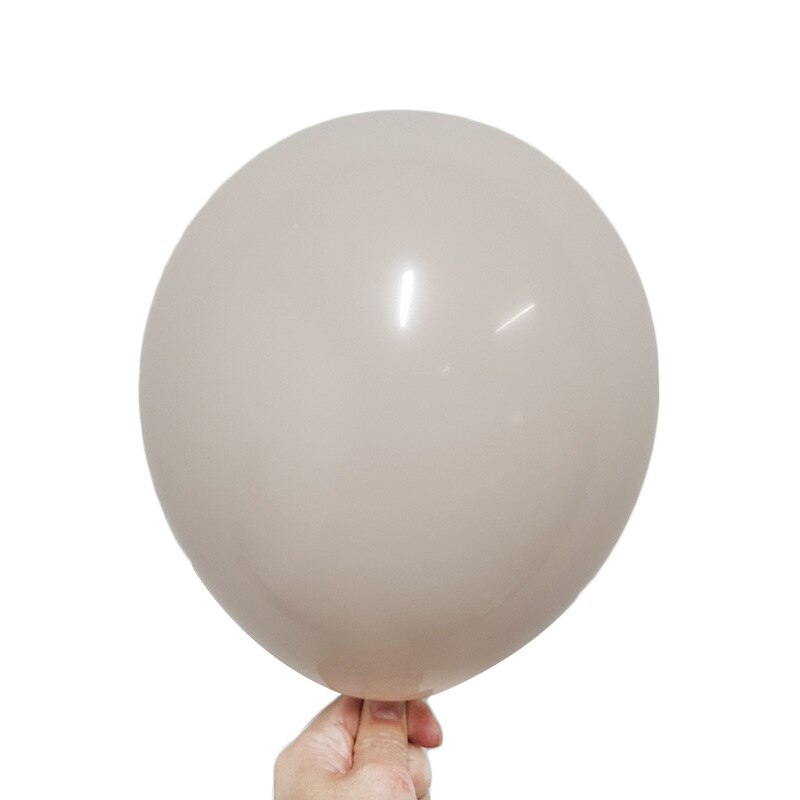 Guirnalda de globos marrones para Baby Shower, arco de globos de látex marrón, piel de Color albaricoque, café, para decoración de de cumpleaños y boda, 123 Uds.