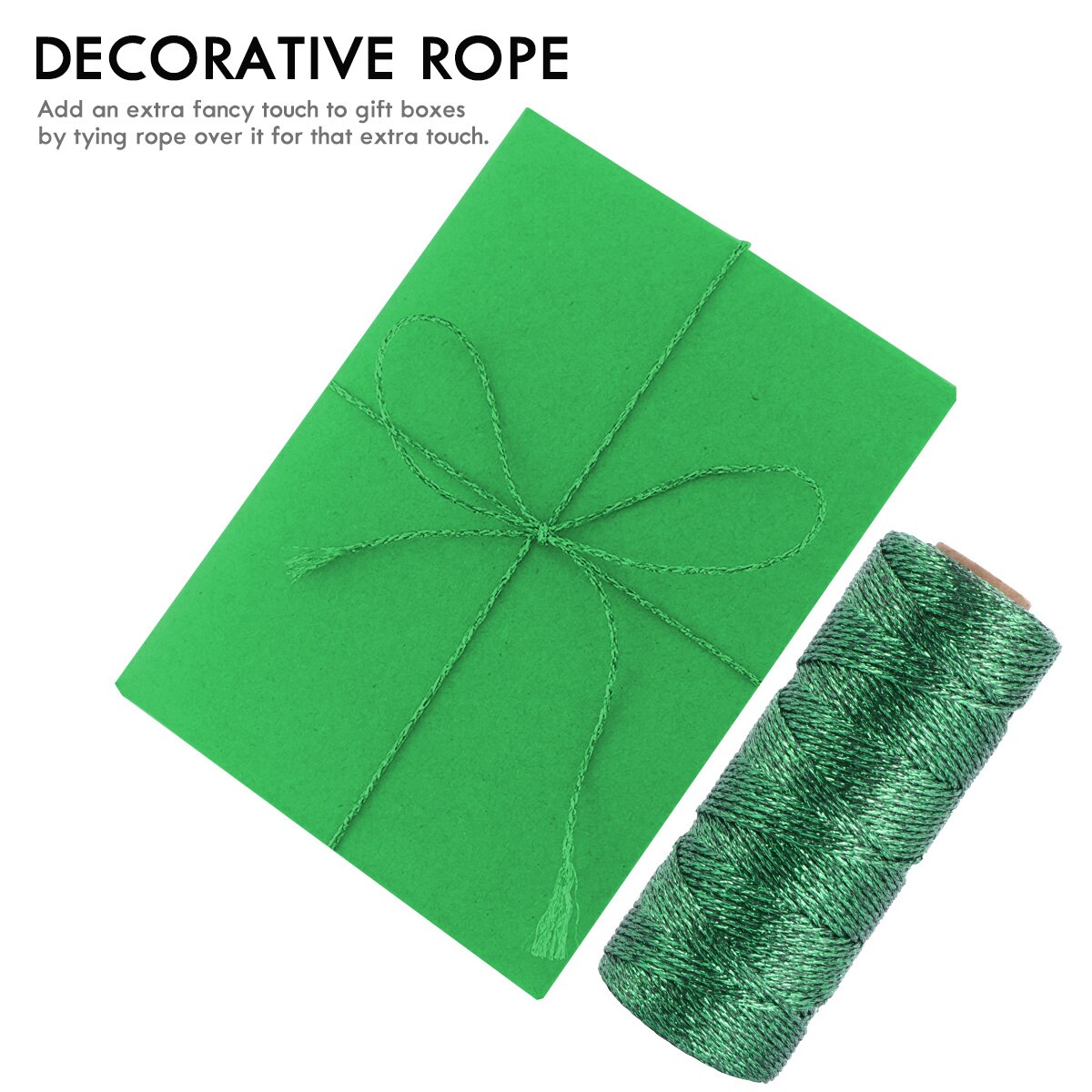 1 Roll DIY Tied Rope Chic Exquisite Decorative Rope DIY Crafts Rope Packing Rope for Home Inside Indoor