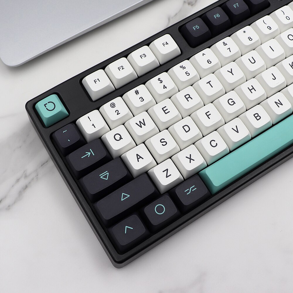 Geoma Keycap pbt XDA japonés coreano DE FR ES AZERTY Key Cap para dz60/RK61/gk64/68/84/980 teclado gmk Keycaps Alice Space bar