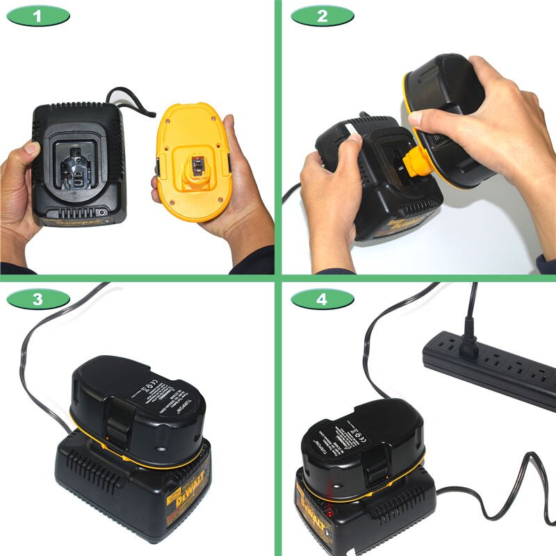 18V 12.8AH 12800mah Rechargeable NI-CD Battery Portable Replacement Battery Backup Battery For Dewalt DC9096 Electric Power Tool