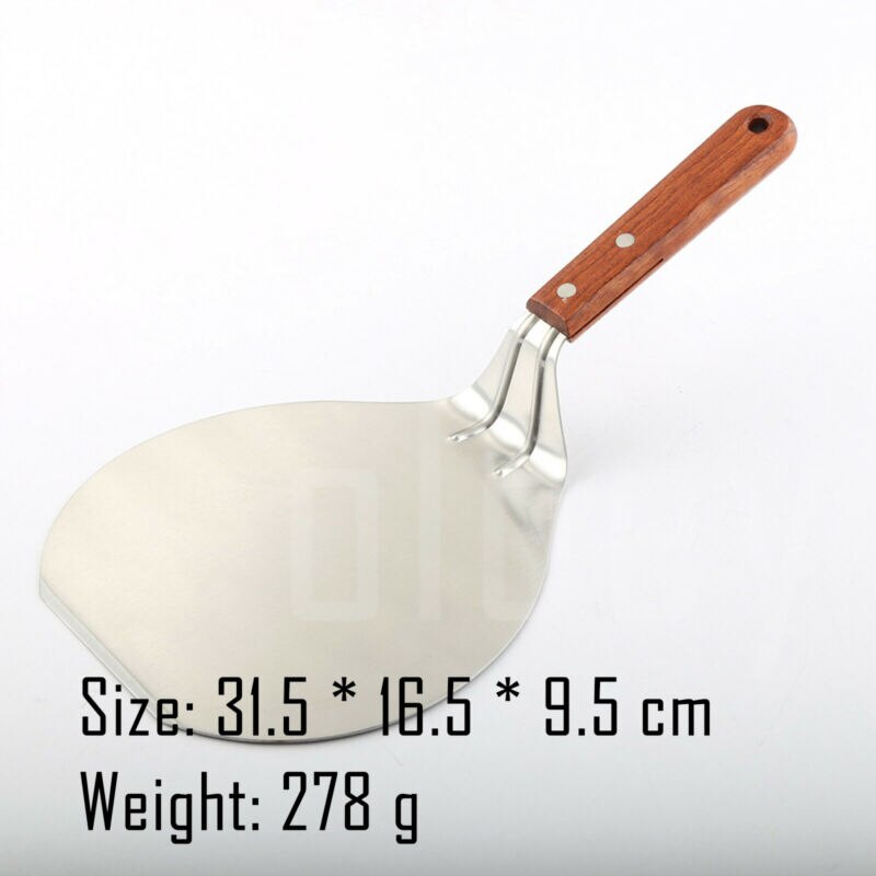 13 ''Rvs Pizza Schil Schop Spatel Cake Lifter Paddle Bakplaat