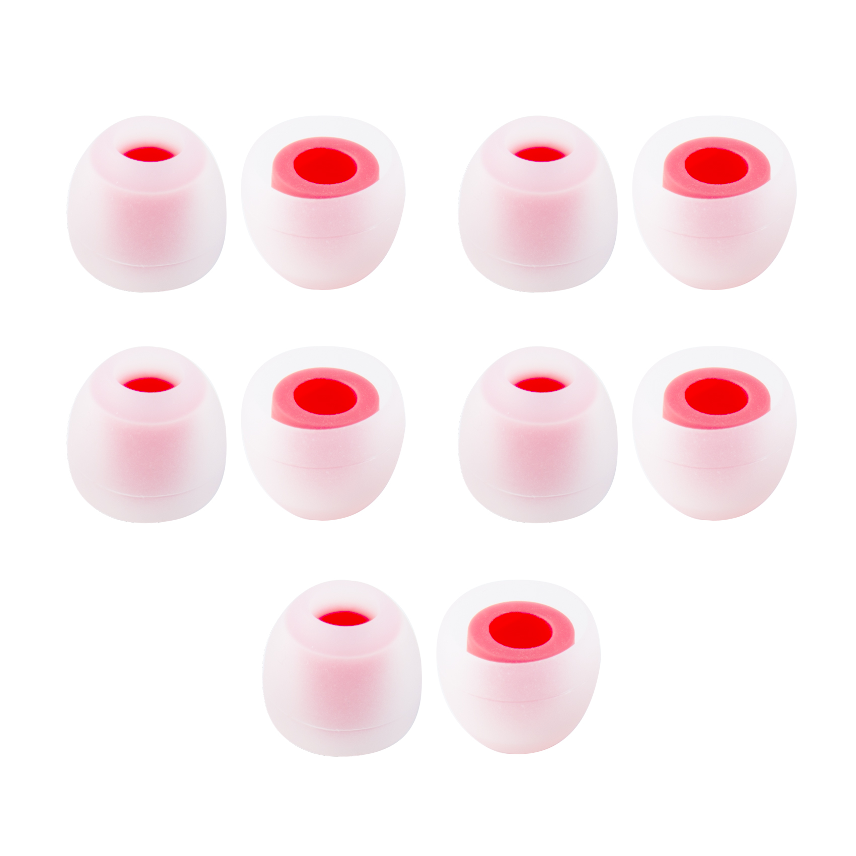 Wooeasy KBEAR 07 Silicone Earphone Eartips S M M- M+ L Size In Ear Earbuds Headset Headphones Accessories for KBEAR KS2 LARK IEM: Claret