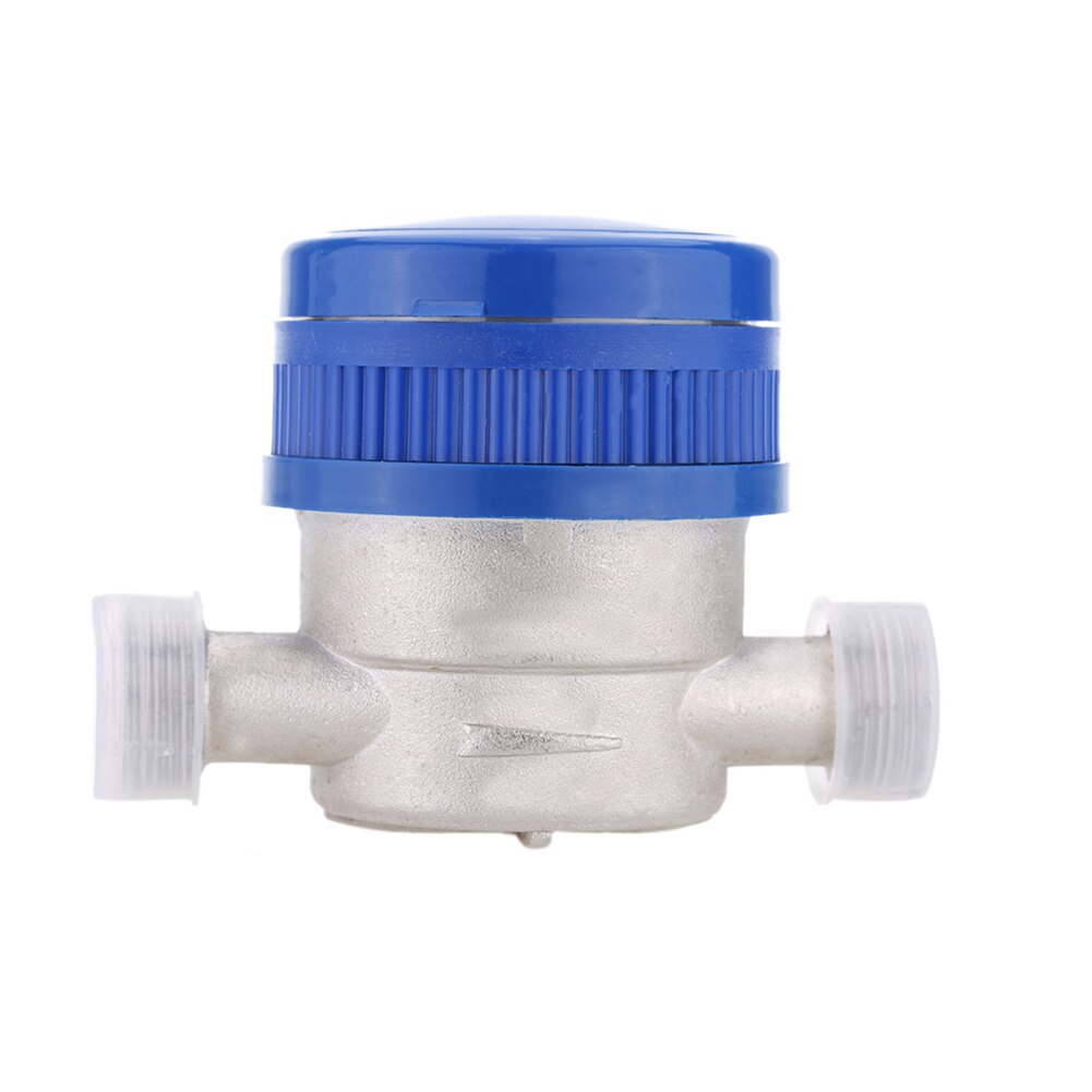 Medida do fluxo medidor de água fria 15mm 1/2 polegada contador rotativo universal com parafusos juntas display digital fácil instalar jardim casa