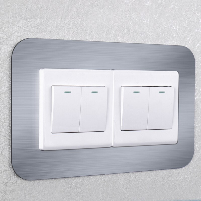 Prosta anty-brudna klamra typu nieprzylepna akrylowa naklejka strąk włącznik ochronny robić domu salon pyłoszczelna ochronna