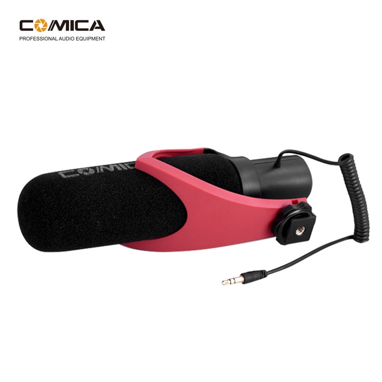 Comica CVM-V30 PRO Camera Microphone Electric Super-Cardioid Directional Condenser Video Microphone for Video Interview Camera