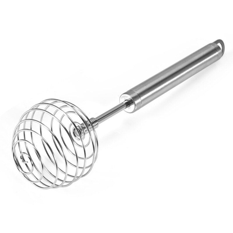 Stainless Steel Ball Spring Whisk Hand-held Butter Egg Mixer Manual Egg Beater Mixers Kitchen Baking Tools Kitchen Accessories