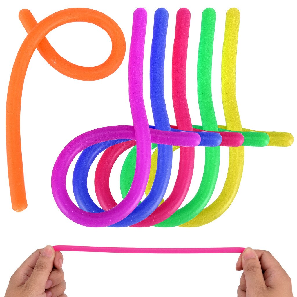 Bunte, gedrehte seil-fidget-toys zum selbermachen, wickeln, spielerische lernspiele, stressabbau, dekompressionsspielzeug für erwachsene (18 stück)