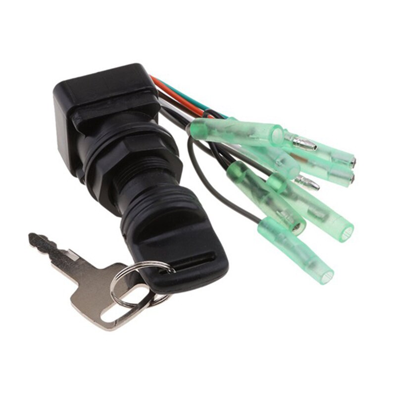 Motor Ignition Key Switch Assembly for Suzuki Outboard Control Box 37110-99E00 37110-92E01 Ignition Switch Key