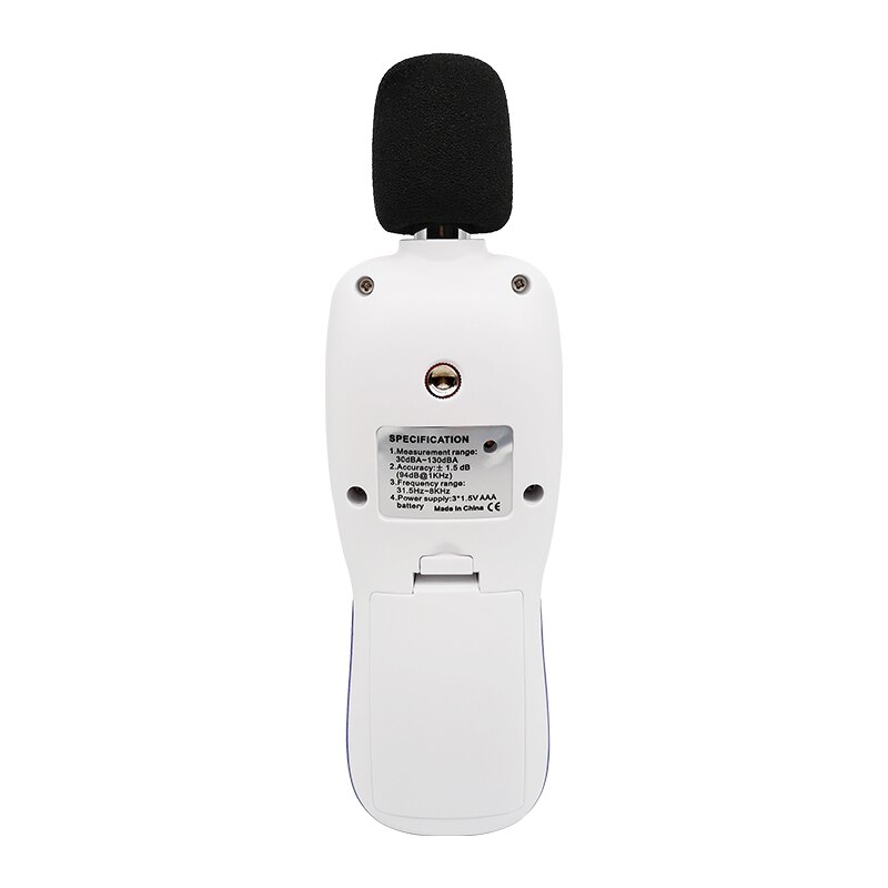 Fonometro digitale 30 ~ 130dB misuratore decibel misuratore di rumore misuratore di rumore microfono di misurazione test del volume del rumore analizzatore di decibel del suono