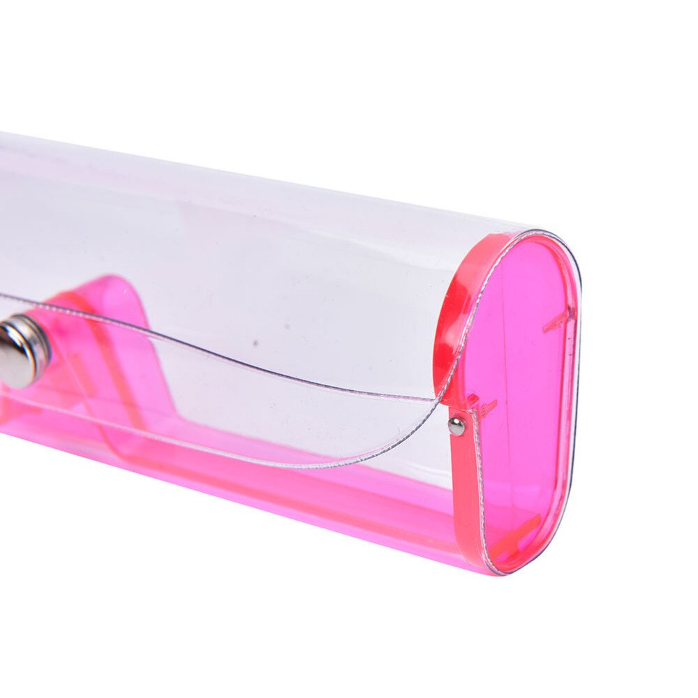 Transparent reading glasses case plastic eyeglass case for myopic lens multicolour eyewear case PVC glasses box 6 Colors