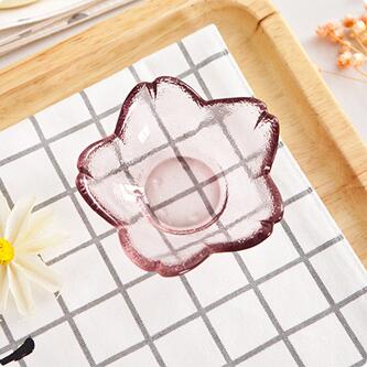 Platos bonitos pequeños de cristal de cereza, Boles pequeños para frutas, ensaladas, plato de postre, vajilla, plato de salsa, productos de Decoración de cocina, 1217: S dish