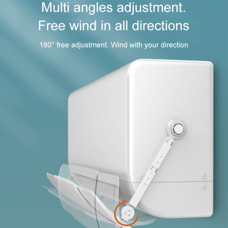 Parabrezza per condizionatore d'aria anti-soffiaggio diretto per uso domestico Piastra guida dell'aria universale non perforata