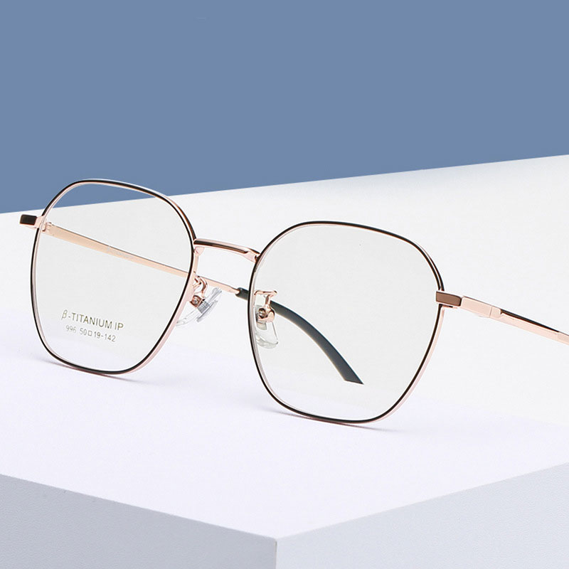 Volledige Velg Beta Titanium Frame Glazen Voor Man En Vrouw Super Licht Optische Eyewears
