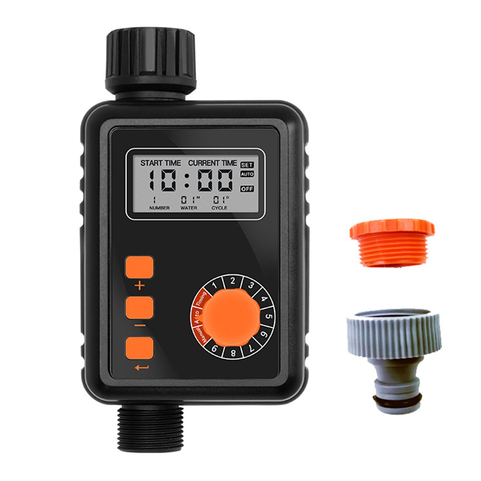 KKmoon Electronic Irrigation Regulator Automatic Irrigation Timer LCD Waterproof Sprinkler Controller 9 Separate Timing Programs