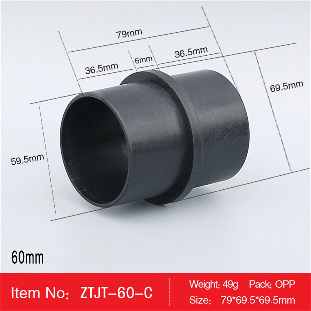 2 Stuks 60Mm Ducting Joiner Connector Pijp Voor Eberspacher Voor Webasto Heater Duct Joiner Connector Ducting Connector