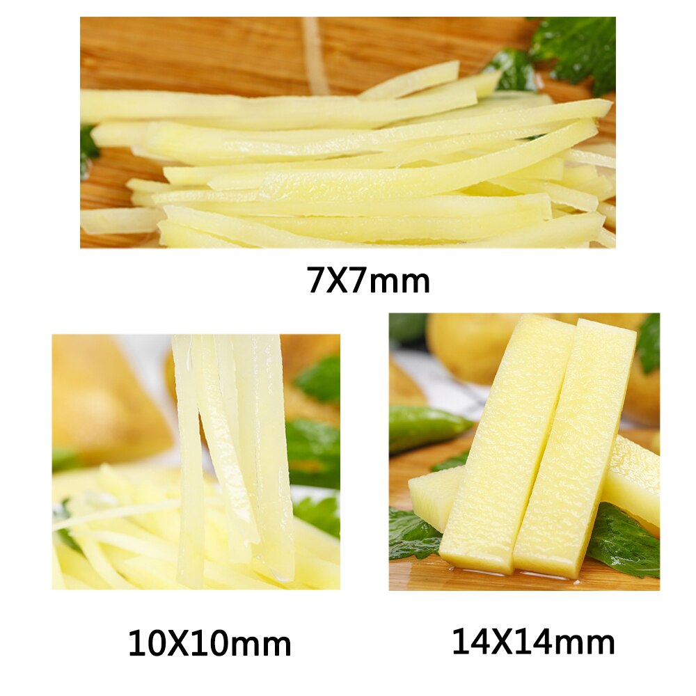 +3 Blades Size, Stainless Steel Chips Cutter Parts French Fry Potato Chips Cutters French Fry Cutter, Blade Cutting Machine